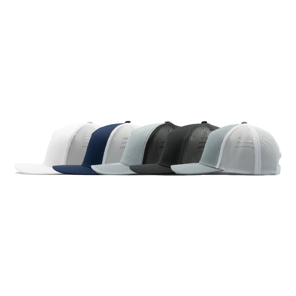 35E — 5 Panel Snapback Mesh Trucker
