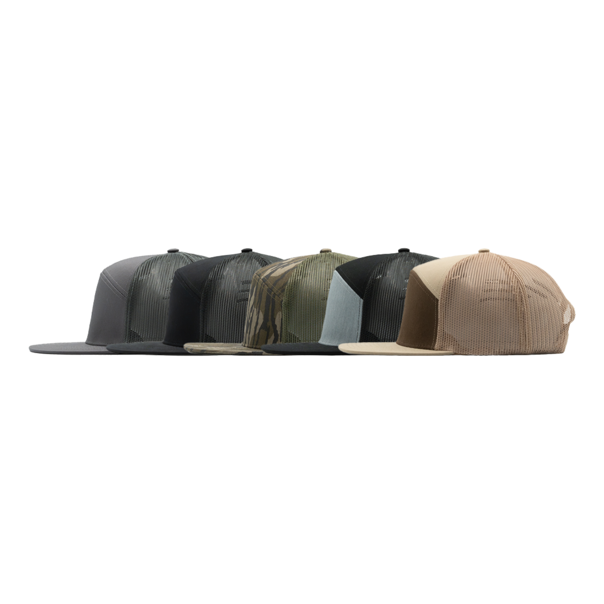 635 — 7 Panel Mesh Trucker